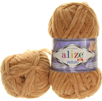 Galanterie Alize Velluto 429 pískově hnědá