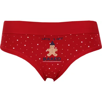 Dámské spodní prádlo Dámské kalhotky PS1081 červená velikost M-38/40