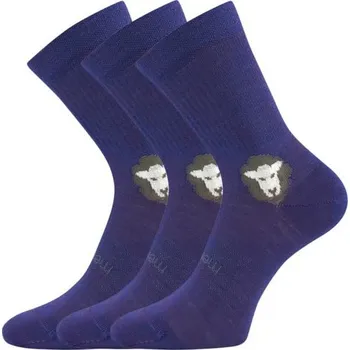 3PACK dětské ponožky Voxx merino fialové (Barefootik merino-purple) 20/24 Možnost vrácení zboží ZDARMA do 120 dnů!