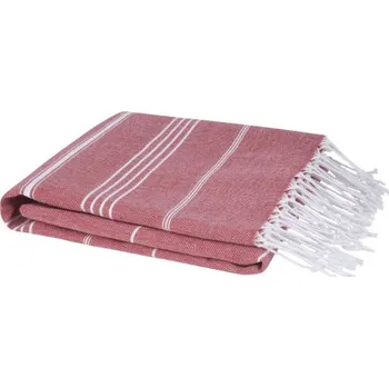 Ručník Anna 150 g/m² bavlněný ručník hammam 100 x 180 cm - Červená