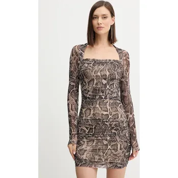 Dámská móda Šaty Guess BERNARDETTE W5BK65.KCZC2 hnědá 88X, vel. XS