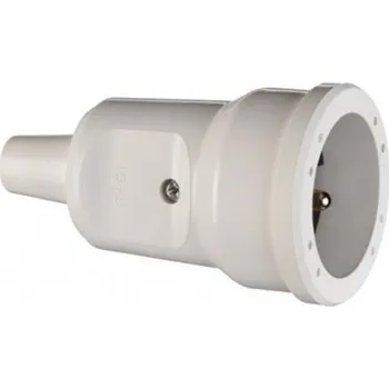 Elektrická zásuvka zásuvka spoj.HOME LINE STANDART bílá