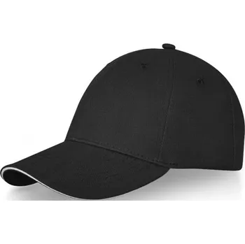 Kšiltovka Darton 6panelová sandwich kšiltovka - Černá