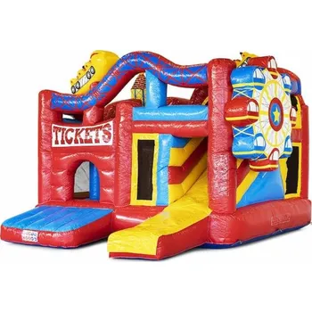 Skákací hrad Skákací hrad se skluzavkou a herními prvky | Záruka 2 roky | Lunapark