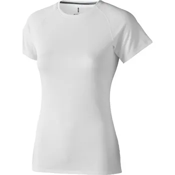 Dámské Tričko Niagara s krátkým rukávem, cool fit - Bílá, XS