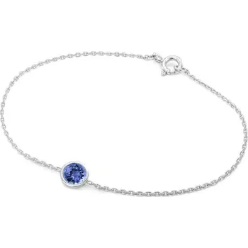 Náramek Platinový náramek s tanzanitem Arleth