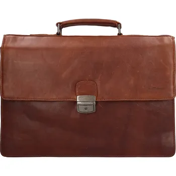 Pánská aktovka Pánská kožená aktovka Justified Oliver - hnědá