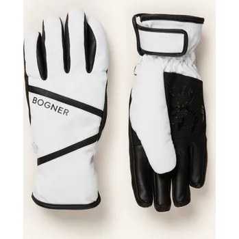 Rukavice Bogner Dámské Lyžařské Rukavice Hilla, bílá / černá, 7,5