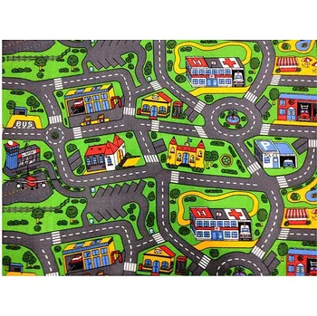 Koberec Vopi Dětský koberec se silnicemi 100 × 150 cm