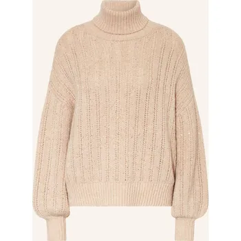 Dámský svetr Marc Aurel Dámský Svetr S Rolákem S Flitry, béžová, 36