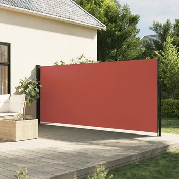 Stínicí technika vidaXL Zatahovací boční markýza 160 x 600 cm [4004520] Barva: Cihlová
