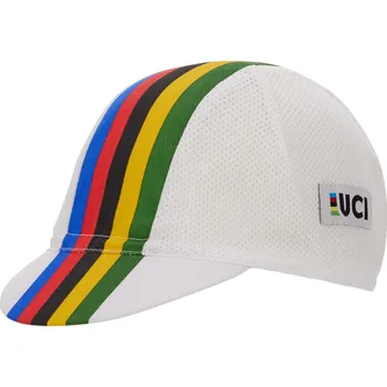 Čepice SANTINI Cyklistická čepice - UCI WORLD CHAMPION - vícebarevná