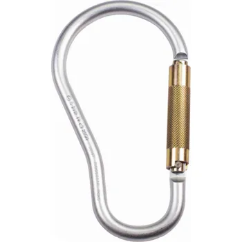 karabina RIDGEGEAR RGK5 karabina ocelová 56mm twistlock s captiv pin