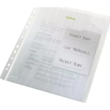 Třídicí euroobaly Leitz Combifile A4, traspar.
