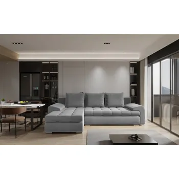 Sedací souprava Rozkládací sedací souprava BIBIANA 1 - šedá, levý roh