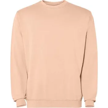 Pánský svetr Jaya unisex svetr s kulatým výstřihem crewneck - Světle oranžová, L
