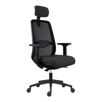 Kancelářská židle Tullio PDH - synchro, černá