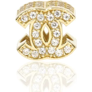 Přívěsek Zlatnictví Helios Zlatý průvlekový přívěsek se zirkony