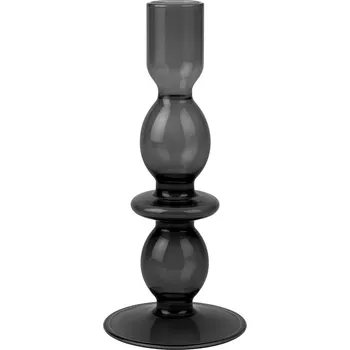 Svícen Present Time Skleněný svícen Bubbles Handmade 18 cm (M)