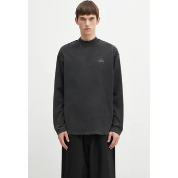 Pánské tričko Bavlněné tričko s dlouhým rukávem adidas Originals EQT Graphic Tee, L, černá, 99X