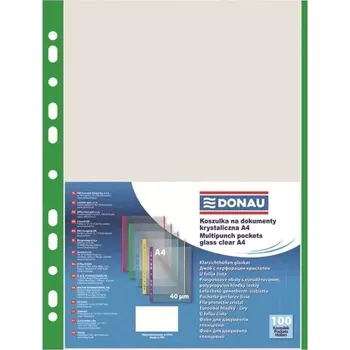 Euroobaly U bar.okraj-A4,zelená,mat,40mic,100ks