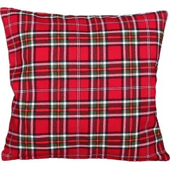 Forbyt Vánoční povlak na polštářek 40 x 40 cm, kostka červená