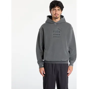 Pánská mikina Mikina Puma x REPRESENT Graphic Hoodie Flat Dark Gray M
