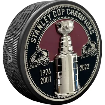 Puk Mustang Puk Colorado Avalanche NHL Ultra 3D Stanley Cup Medallion