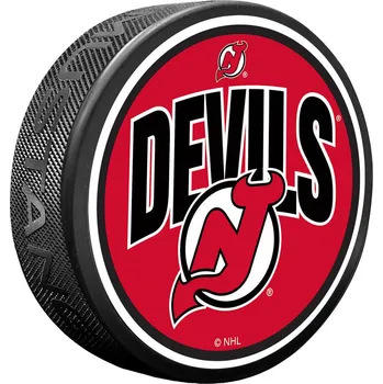 Puk Mustang Puk New Jersey Devils NHL Wordmark