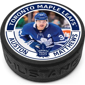 Puk Mustang Puk Toronto Maple Leafs NHL Player Photo - Auston Matthews