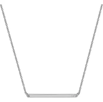 Náhrdelník Jemný platinový náhrdelník s diamantem Dayna