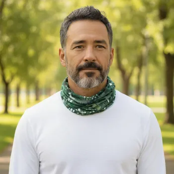 Nákrčník Ebbie Bavlněný nákrčník - AIR FORCE GREEN Velikost: dětský mini