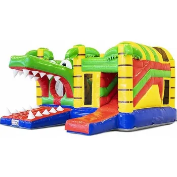 Skákací hrad Skákací hrad se skluzavkou a herními prvky | Záruka 2 roky | Krokodýl - Skladem