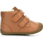 BUNDGAARD PETIT WINTER Cognac | Dětské zimní zateplené barefoot boty - 24