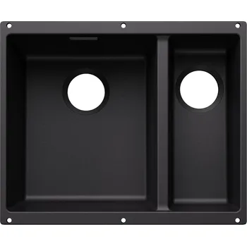Granitový dřez Blanco Subline 340/160-U bez příslušenství (Colour Unit) vanička na levé straně, pod pracovní desku, černá 527818