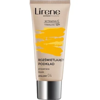 Přípravek na tvář Lirene Brightening Fluid with Vitamin C - Rozjasňující fluidní make-up pro dlouhotrvající efekt 30 ml - 02 Natural