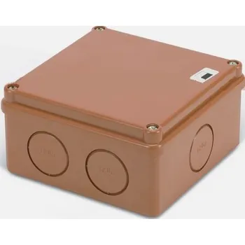 Elektroinstalační krabice krabice K100-2.7 C3 hnědá IP65 - elcon