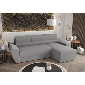 Sedací souprava Rozkládací rohová sedací souprava OPHELIA - popelavě šedá