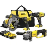STANLEY SFMCK469M2 FatMax V20 Aku kombinovaná sada (18V/2x4,0Ah), taška extended_warranty