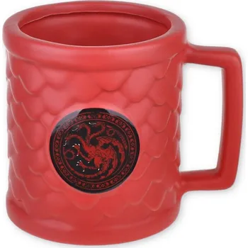 Keramický hrnek Game Of Thrones: Targaryen 500 ml červený