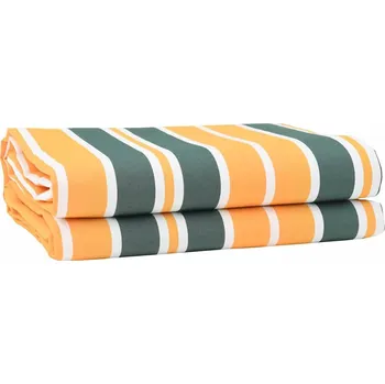 Markýza Náhradní látka na markýzu Zelená a žlutá 10 x 1.6 m textil