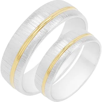 Prsten Zlaté snubní prsteny z kombinovaného zlata Miro