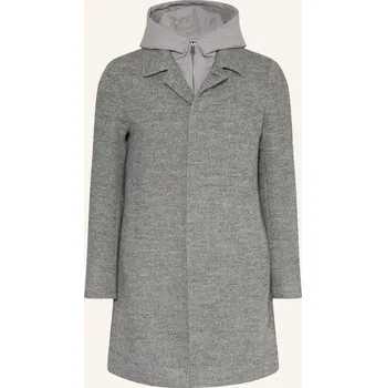 Duno Pánský Kabát Jasper S Odnímatelnou Klopou, šedá, 48