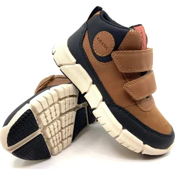 Chlapecké polobotky Chlapecká kotníková obuv Geox J Flexyper LT Brown 38, Vnitřní délka boty: 24,6 cm, Vnitřní šířka boty: 9,1 cm