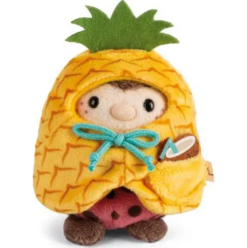 plyšák NICI plyš MyMochi Beruška Dozz 8 cm v kostýmu ananas s kokosem, set dárkové bal.