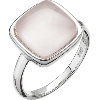 Prsten EVOLUTION GROUP CZ Stříbrný prsten s pravým růženínem - velikost 52 - 15029.3