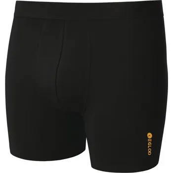Boxerky EGLOO MERINO BASE FRIG pánské trenky boxery, černá Velikost: M
