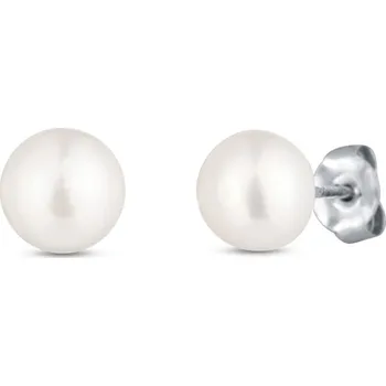 Náušnice Olivie Náušnice 7mm sladkovodní perly 5502 Ag 925; ≤1,1 g.