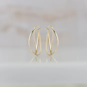 Náušnice Lillian Vassago Originální celozlaté visací náušnice LLV06-GER435