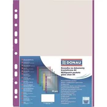 Euroobaly U bar.okraj-A4,fialové,mat,40mic,100ks